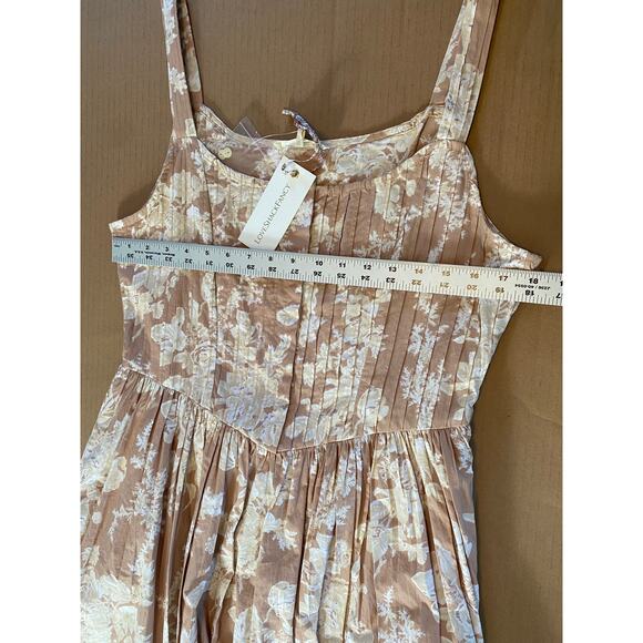 NWT LOVESHACKFANCY DRESS 10 BROWN CAFE ESPRESSO WESTERN MILKMAID COTTAGECORE - Picture 14 of 16
